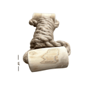 hemp rope + coffee wood toy by rōmng
