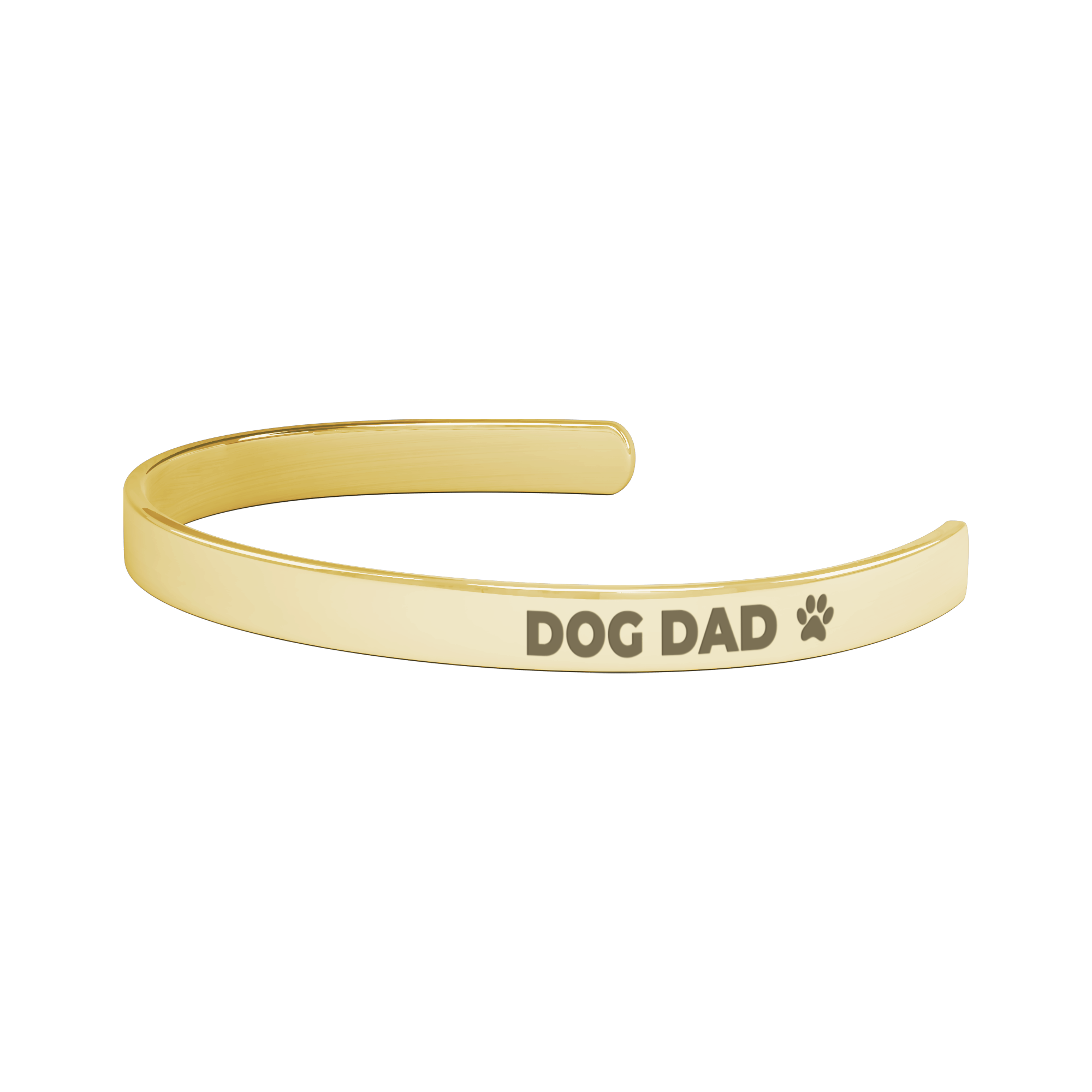 Minimalist Dog Dad Bracelet Gift for Dog Owner, Father's Day, Birthday
