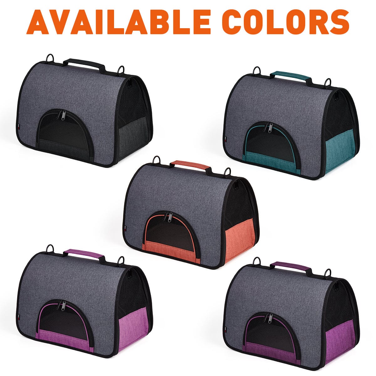 Dual Color Collapsible Pet Carrier - Airline Approved