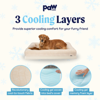 PupChill™ Cooling 4-Bolster Dog Bed