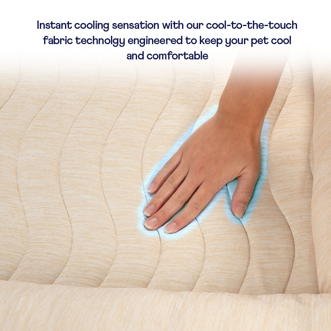 PupChill™ Cooling 4-Bolster Dog Bed