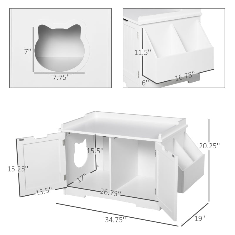 Cat Bed & Nightstand Cabinet