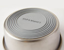 Slow Feeder Dog Bowl Orange - Anti Slip Stainless Steel