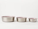 Slow Feeder Dog Bowl Pink - Anti Slip Stainless Steel