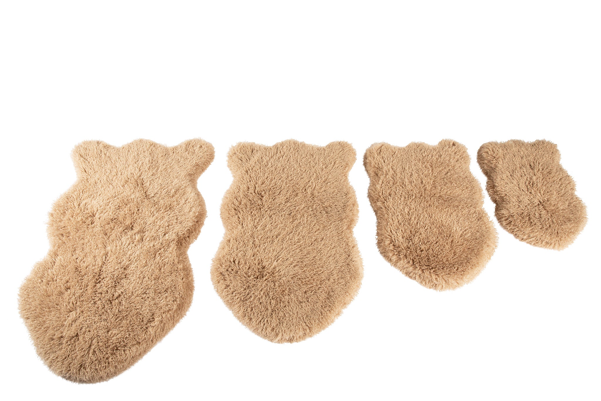 PupRug® Luxe Faux Fur Orthopedic Dog Bed: Plush Sheep Tan