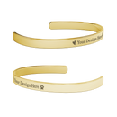 Personalized Bracelet - Custom Name in Gold, Silver or Rose Gold - Optional Heart and Paw Print