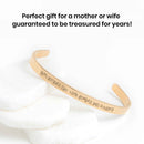 Personalized Handwriting Cuff Bracelet Custom Phrase or Quote in rose Gold