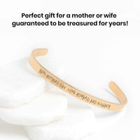 Personalized Handwriting Cuff Bracelet Custom Phrase or Quote in rose Gold