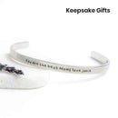 Personalized Handwriting Cuff Bracelet Custom Phrase or Quote in silver