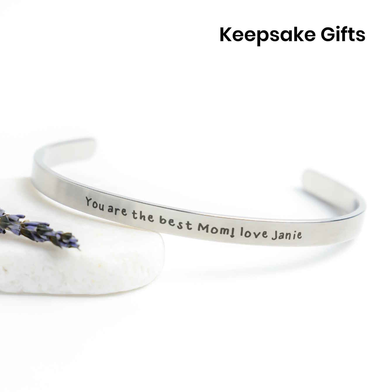Personalized Handwriting Cuff Bracelet Custom Phrase or Quote in silver
