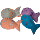 Fish Cat Toy with Organic Catnip