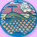 Whale Enrichment Lick Mat with Suction Cups - 8"