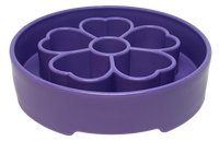 Flower Slow Feeder Dog Bowl for Enrichment - 8" diameter x 2" deep