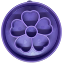Flower Slow Feeder Dog Bowl for Enrichment - 8" diameter x 2" deep