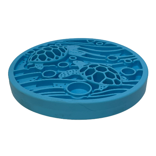 Turtle Mini Enrichment Lick Mat with Suction Cups - 5"