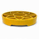 Sunflower Slow Feeder Dog Bowl for Enrichment - 8" diameter x 1.5" deep