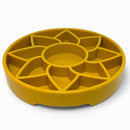 Sunflower Slow Feeder Dog Bowl for Enrichment - 8" diameter x 1.5" deep