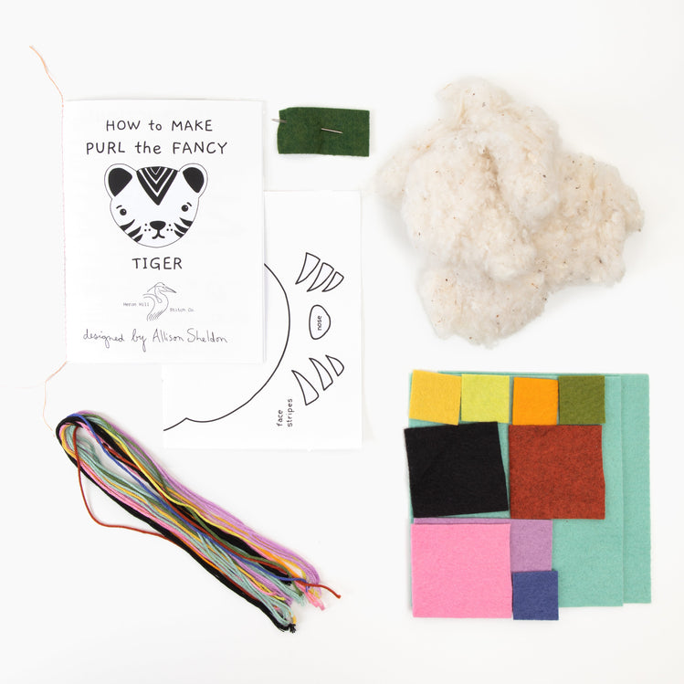 Purl the Fancy Tiger: DIY Sewing Kit