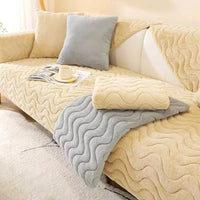 Sofa Cover Couch – Waterproof Couch Cover, Fitted Couch Throw Cover for All Seasons