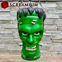 Giant Frankenstein Monster Pendant Lantern Prop: 20" Tall Waterproof Outdoor Halloween Decoration