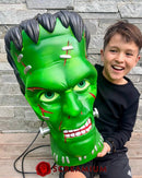 Giant Frankenstein Monster Pendant Lantern Prop: 20" Tall Waterproof Outdoor Halloween Decoration