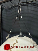 Giant Halloween Skull Pendant Lantern Prop: 20" Tall Outdoor Decoration