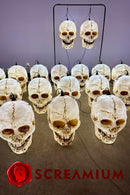 Giant Halloween Skull Pendant Lantern Prop: 20" Tall Outdoor Decoration