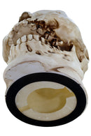 Giant Halloween Skull Animatronic Lamp Prop: 20" Tall, Heavy-Duty