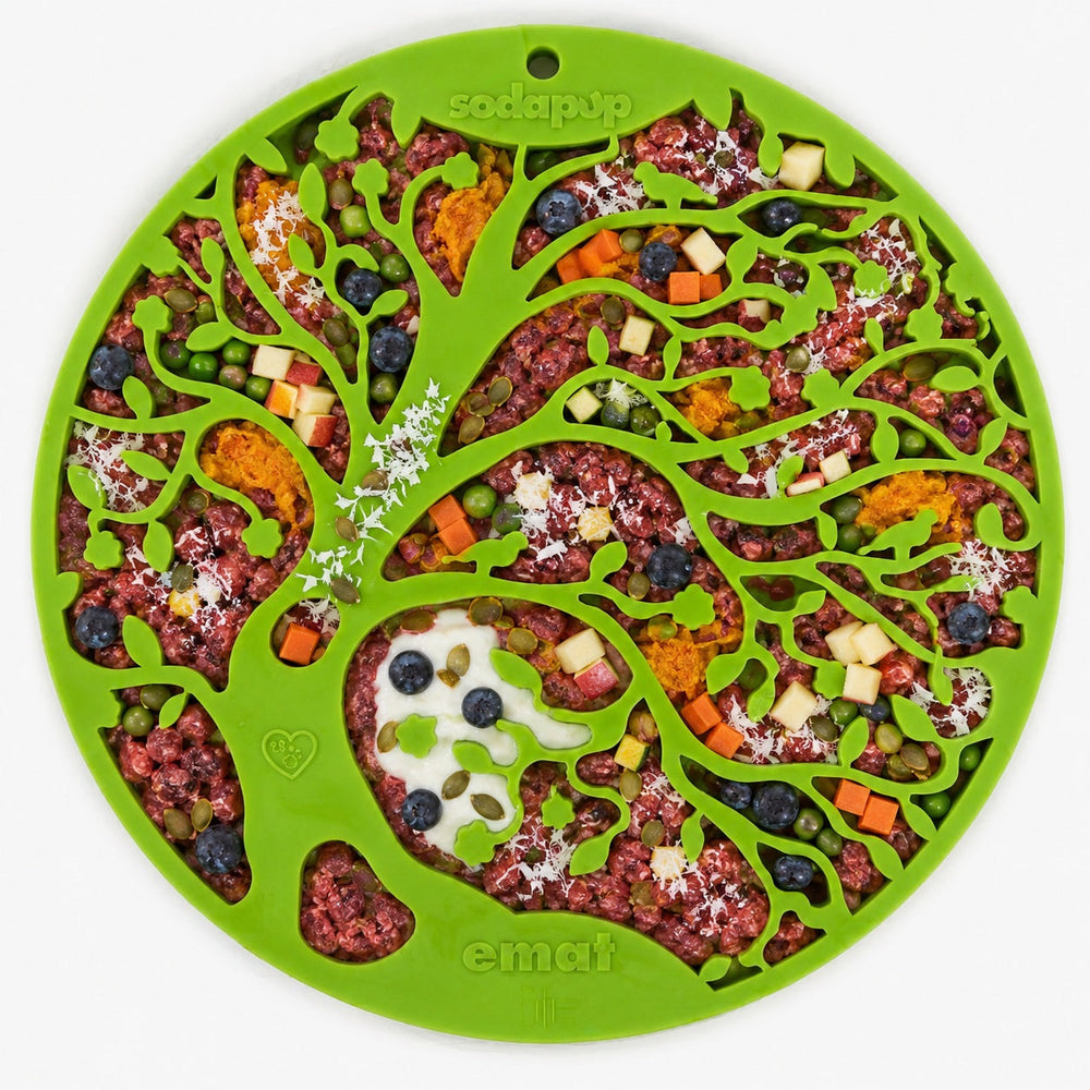 Tree of Life Enrichment Lick Mat with Suction Cups - 8"