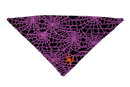 Spider Web Purple Dog Bandana