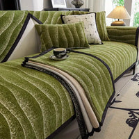 Green Couch Cover – Durable, Machine-Washable Slipcover for 2/3/4 Seater Sofas