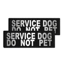 Reflective Fabric Patches for Dog Harness or Vest (Set of 2)