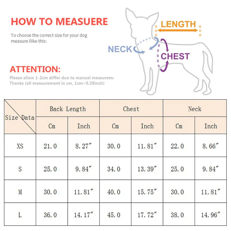 Dog T-shirts for Small - Medium Dogs