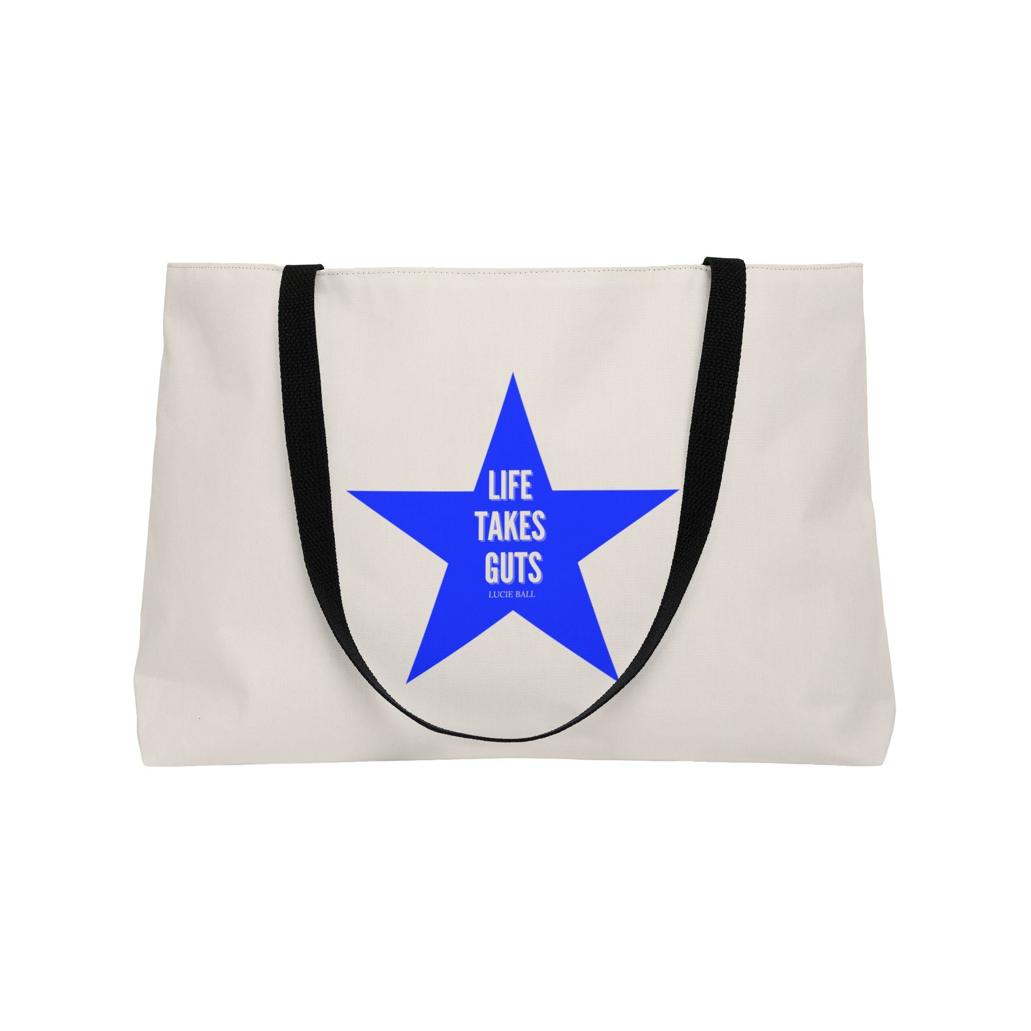 Life Takes Guts Quote Tote Bag