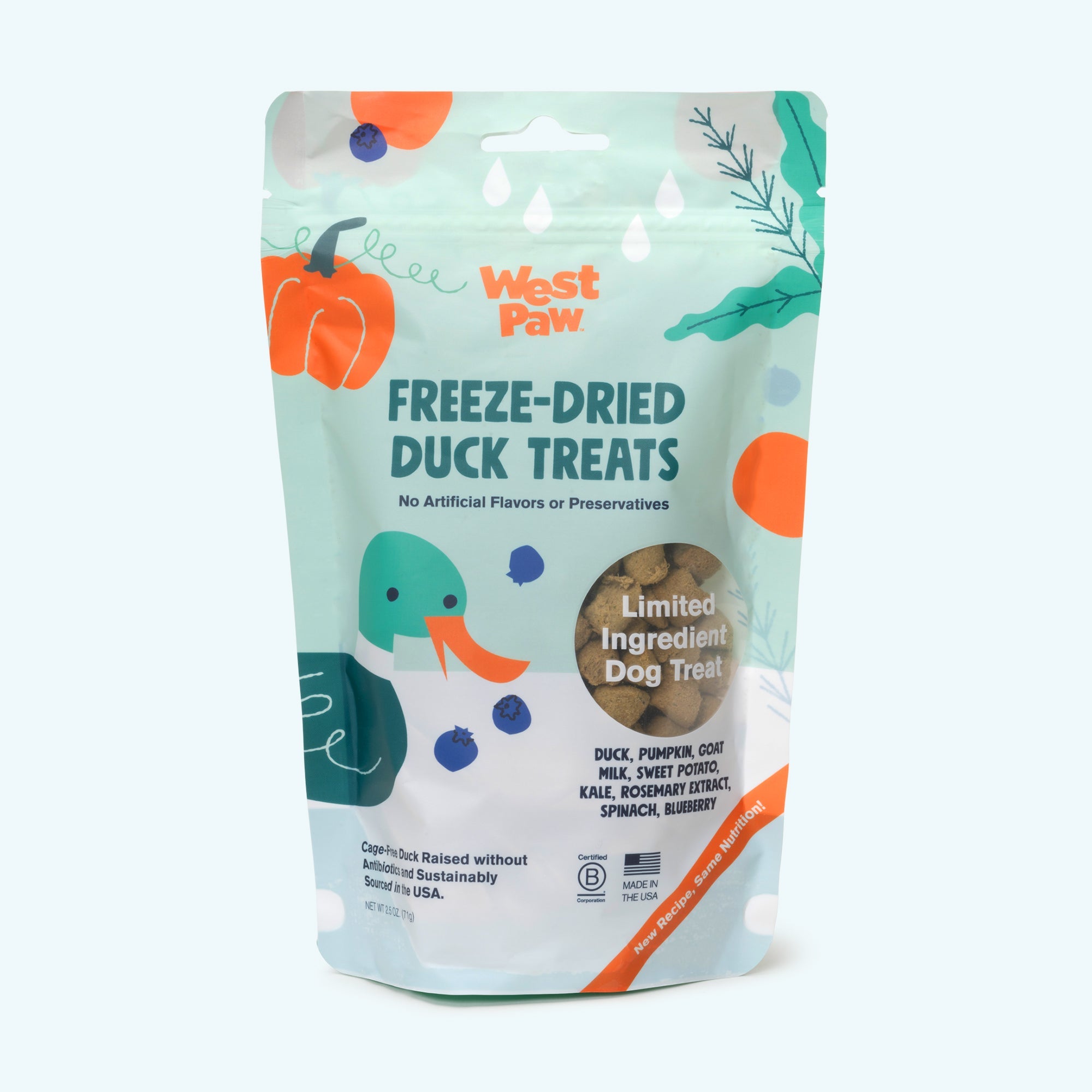 Duck Freeze-Dried Raw Dog Treats - 2.5 oz