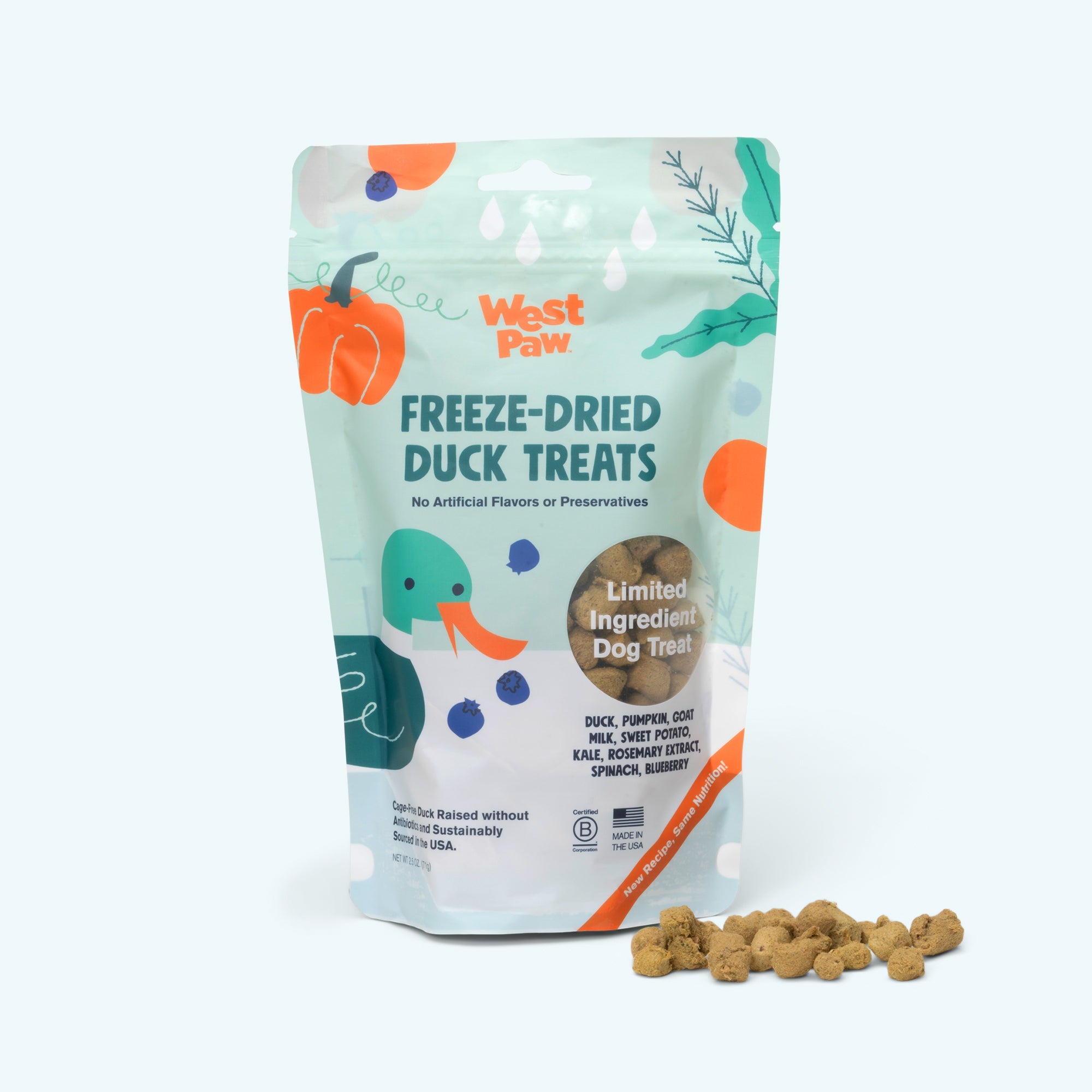 Duck Freeze-Dried Raw Dog Treats - 2.5 oz