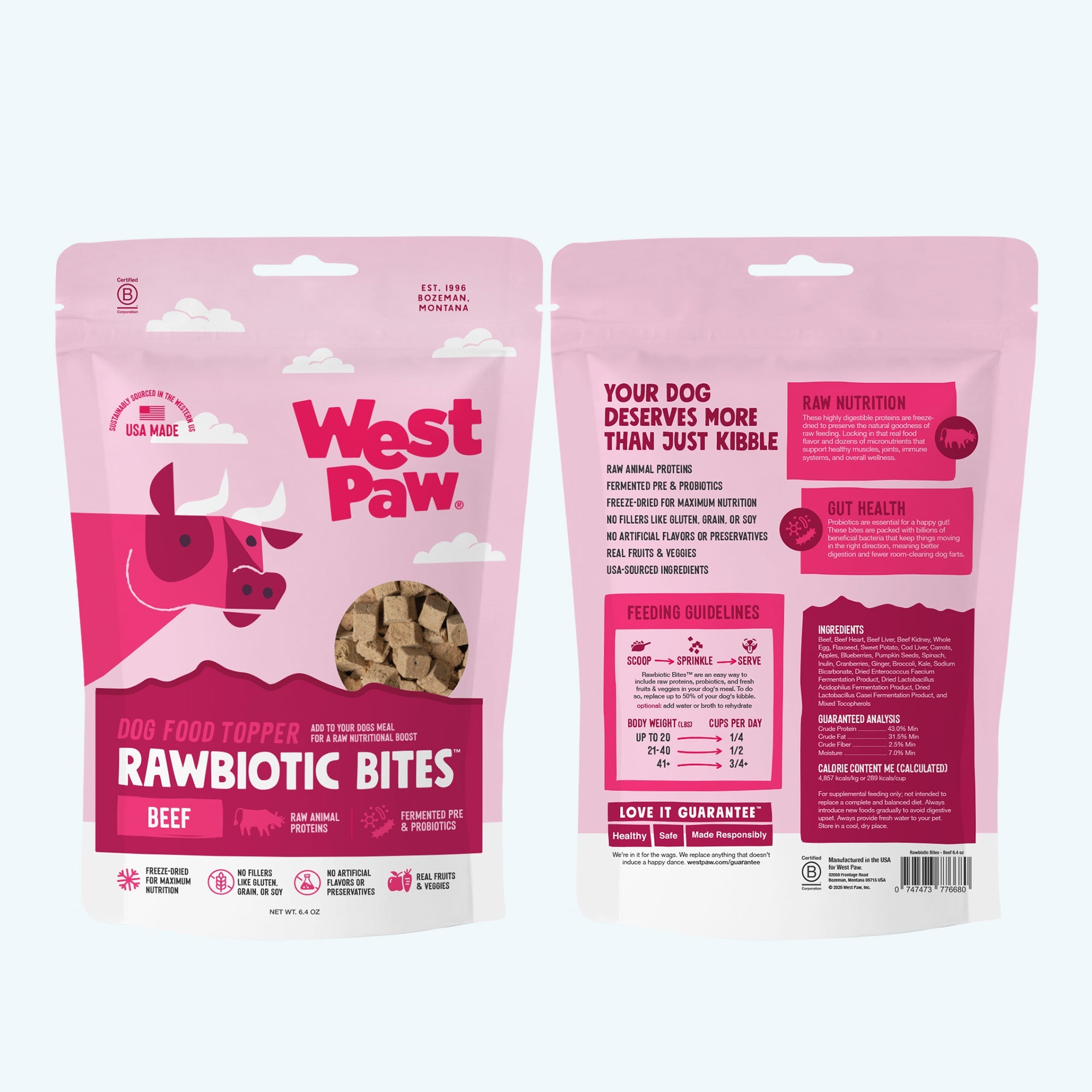 Beef Dog Food Topper - 6.4 oz