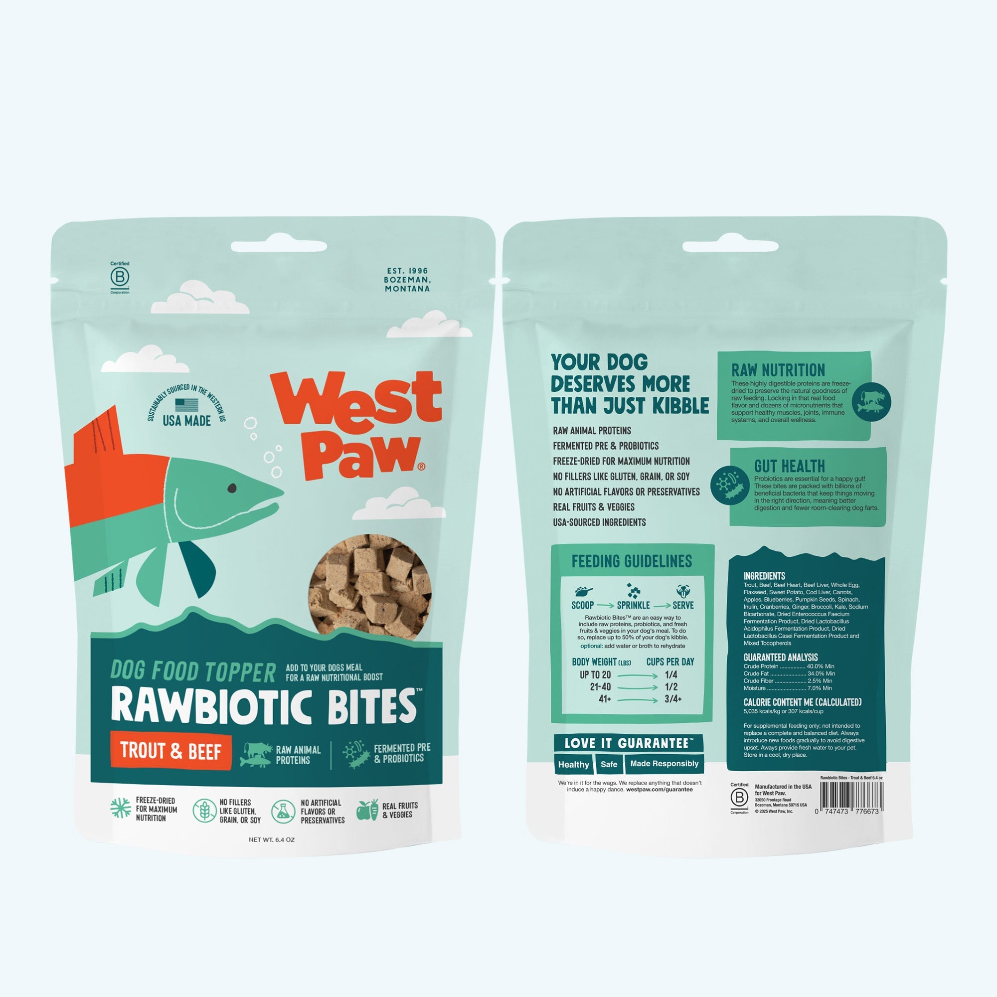 Trout & Beef Dog Food Topper - 6.4 oz
