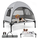 Outdoor Dog Cot and Shade Canopy