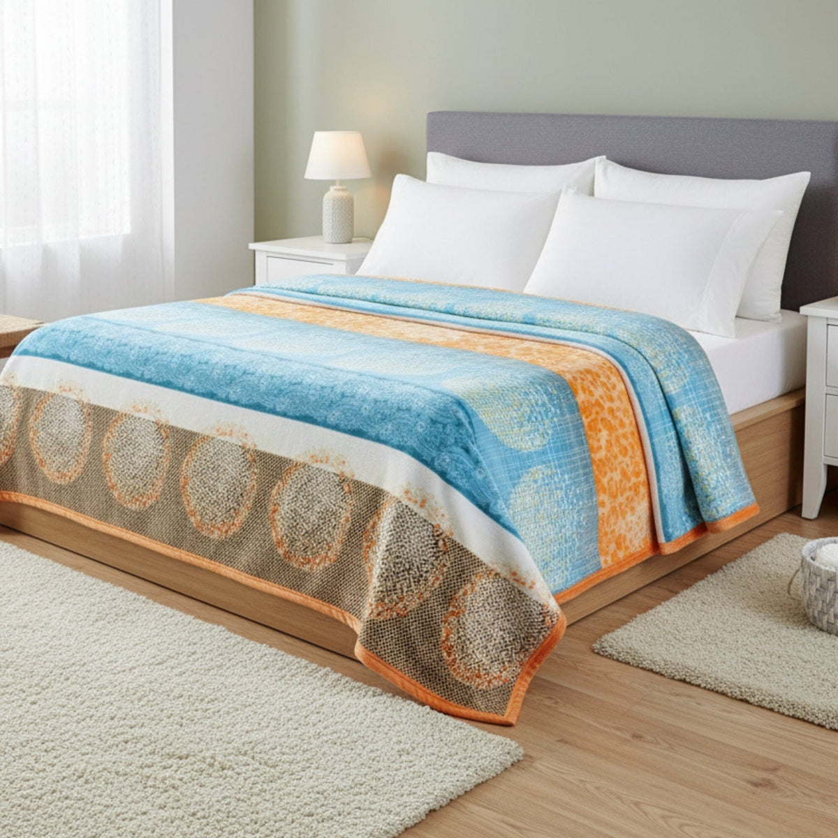 Papaya Plush Fleece Blanket