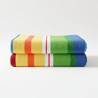 Rainbow Stripes Soft Plush Fleece Blanket