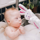 Bunny Puppet Washcloth - Clover the Rabbit