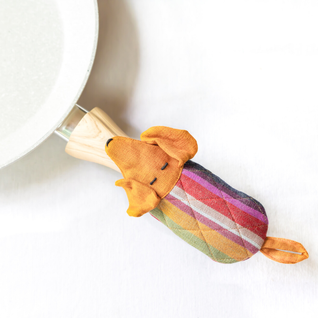 Dog Skillet Handle Holder -  Fair Trade