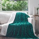 Emerald Mermaid Plush Sherpa Blanket