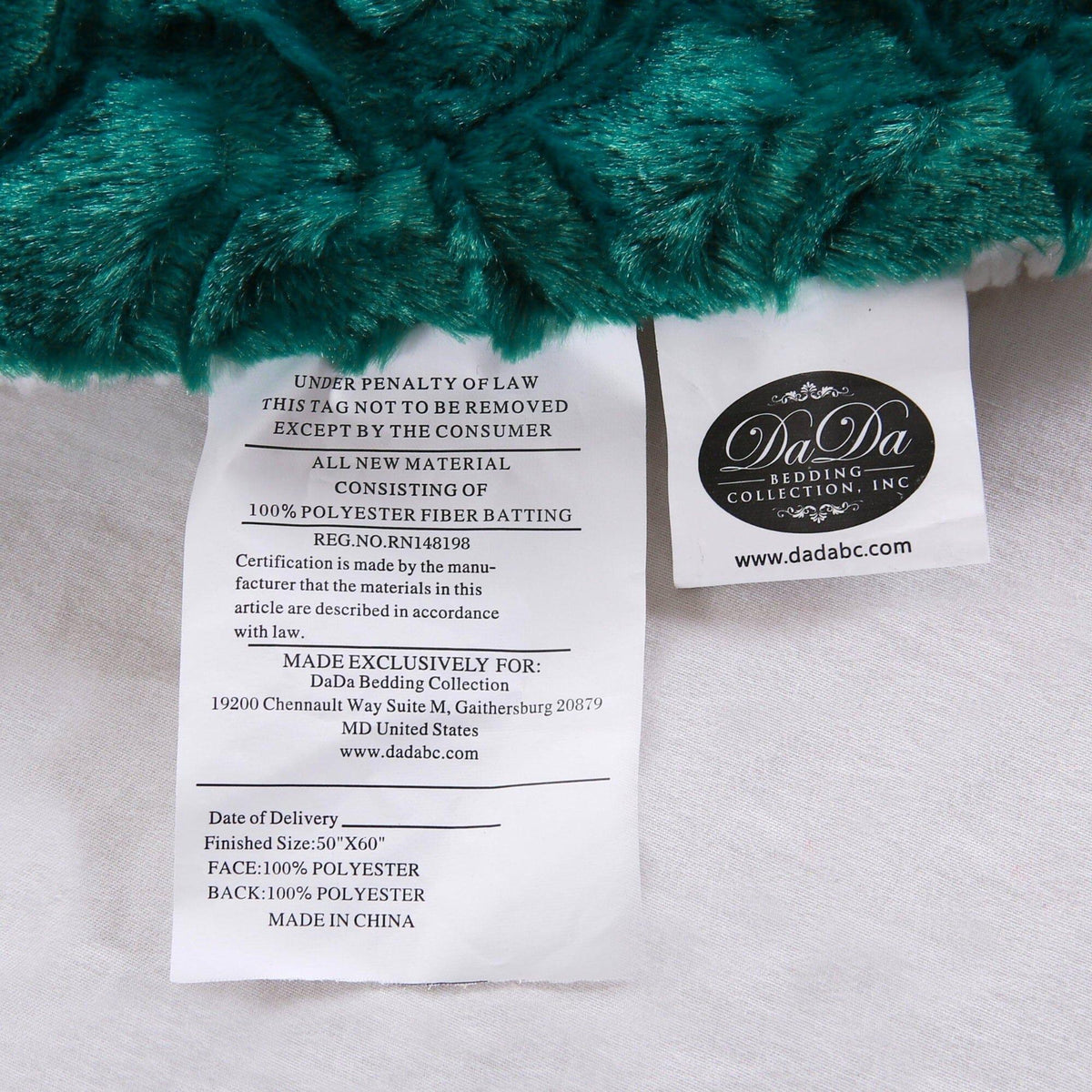Emerald Mermaid Plush Sherpa Blanket