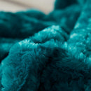 Emerald Mermaid Plush Sherpa Blanket