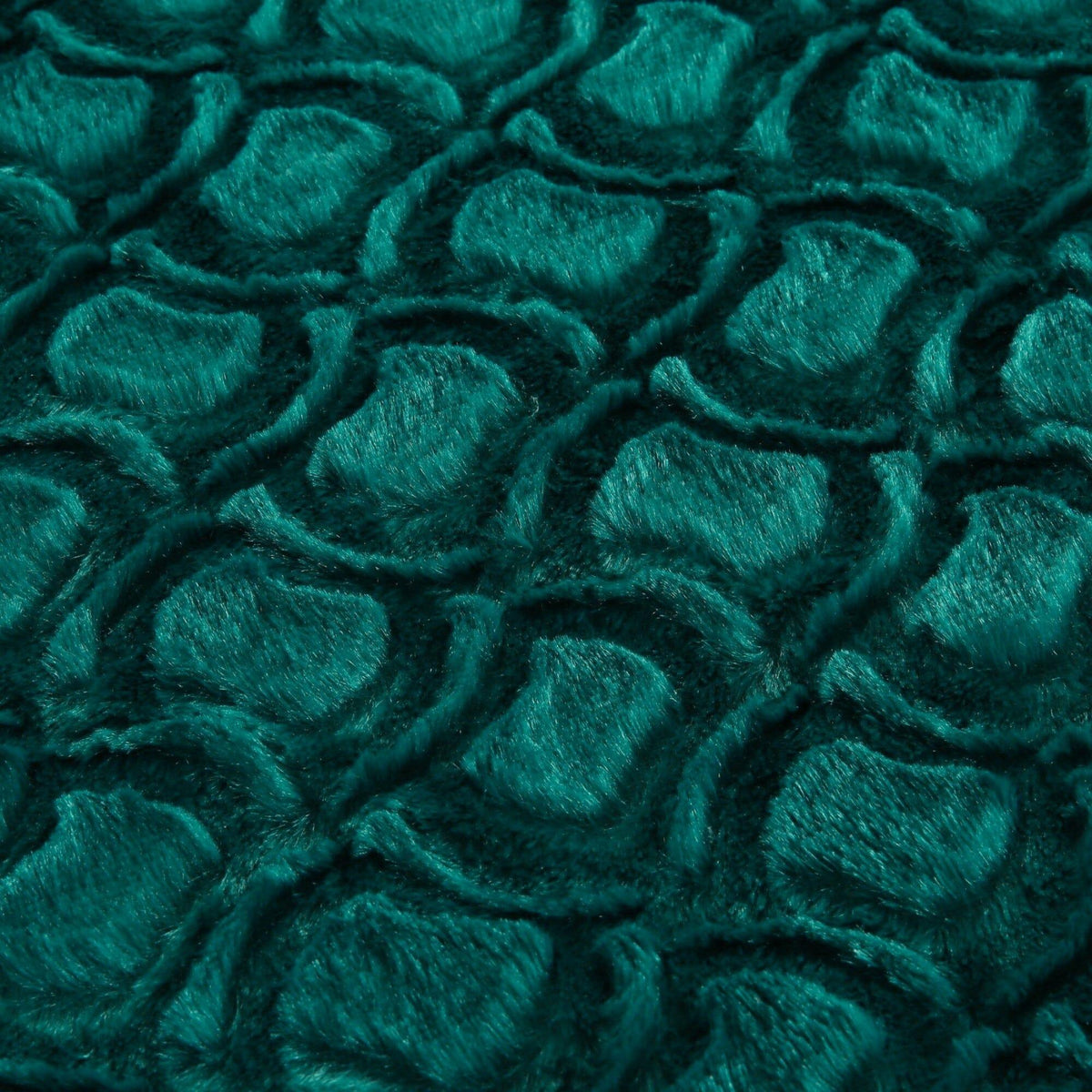 Emerald Mermaid Plush Sherpa Blanket
