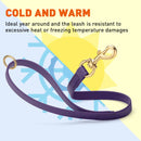 Brass Clip - SMOOTH BioThane Traffic Lead: 20"; 3/4" wide