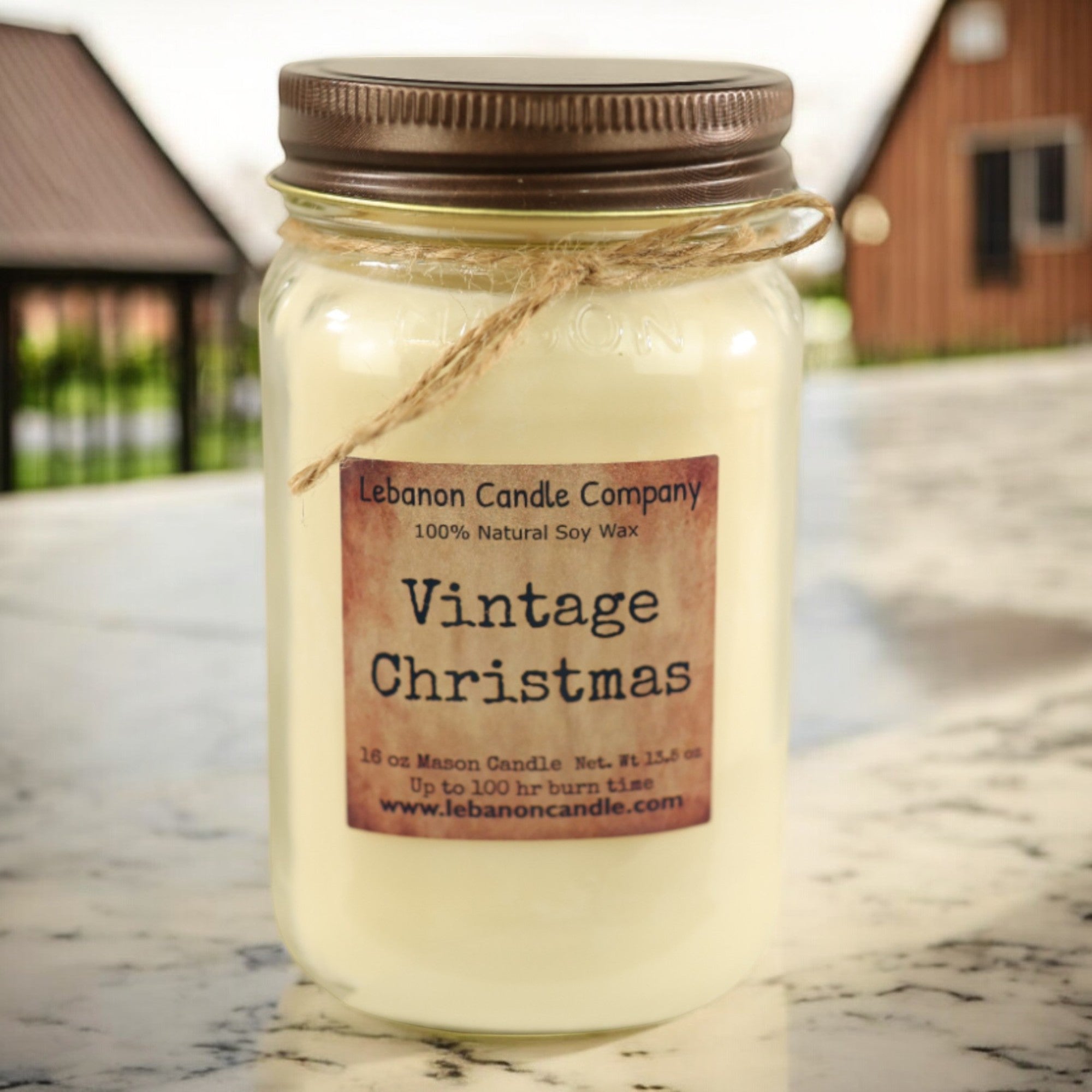 Vintage Christmas Candle
