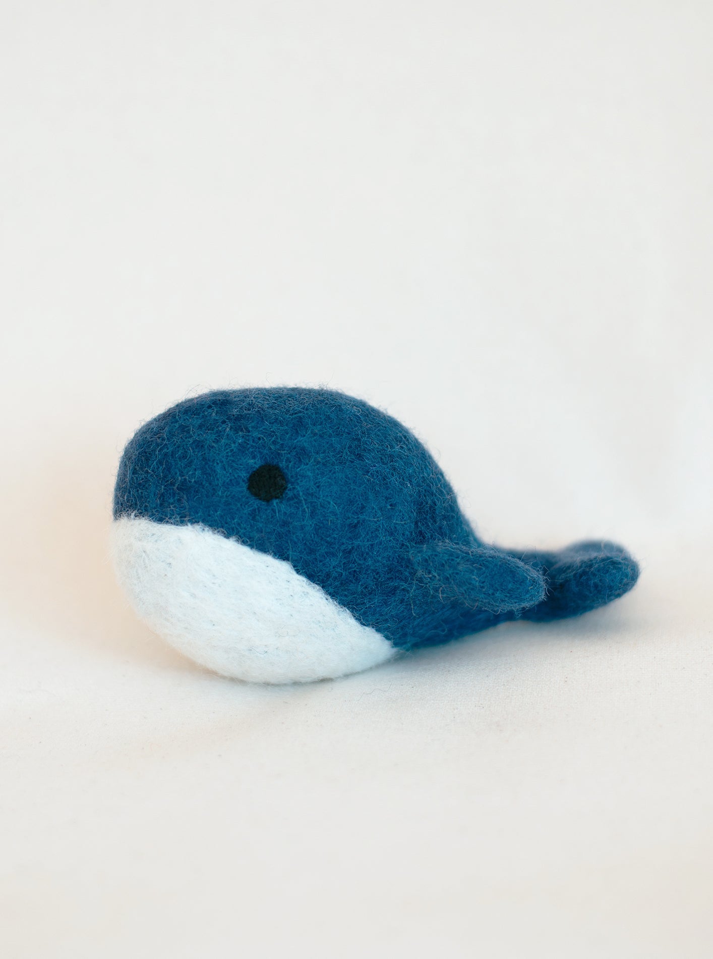Whale Wool Dog Toy